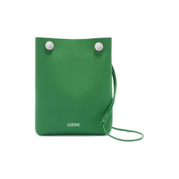LOEWE Smooth Calf Leather Crossbody Bag, Shoulder Bag Women's Tropical Green