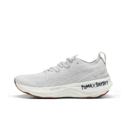 SAYSKY x PUMA Lightweight Low Top Running Shoes Men's Gray