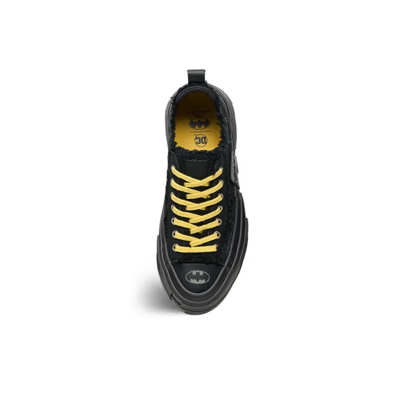 BIANFUXIA x VESSEL Wear resistant And Lightweight Low Top Canvas Shoes Unisex Black-5
