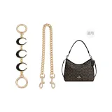 Coach Gold Black Moon 16cm+Decorative Chain Puppy Buckle 45cm