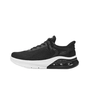 Skechers Slip Ins Anti Slip And Wear Resistant Rebound Low Top Casual Shoes Men's Black