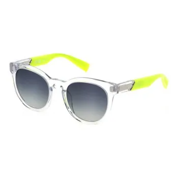 Furla Acetate Oval Sunglasses Women's Smoke Gradient