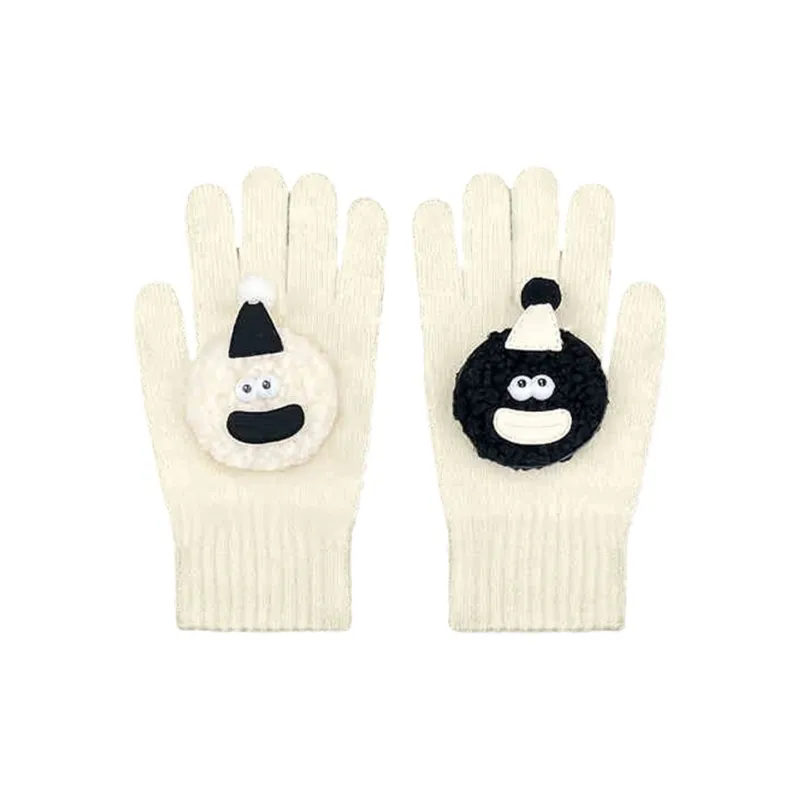 CARTELO Polyester Knit Gloves Unisex Gift Box Set-0