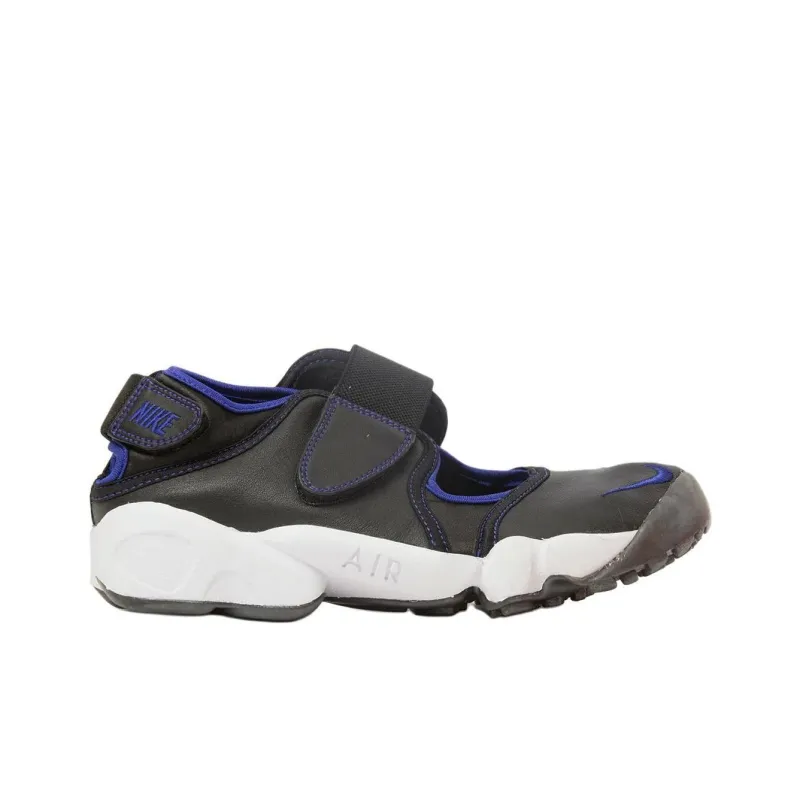 Nike Air Rift Anti Slip Wear Resistant Low Top Casual Shoes Unisex Black Blue-1