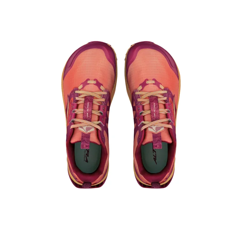 Altra Anti-Slip Wear-Resistant Low-Top Trail Running Running Shoes Women's Red Orange-3