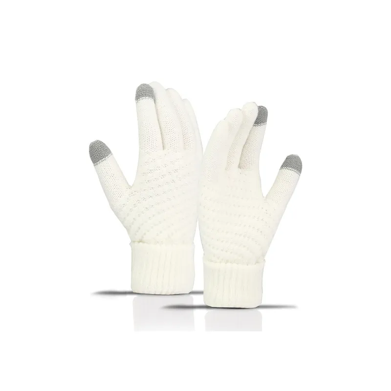 Ai Jiawei Faux Cashmere Knit Gloves Unisex-27