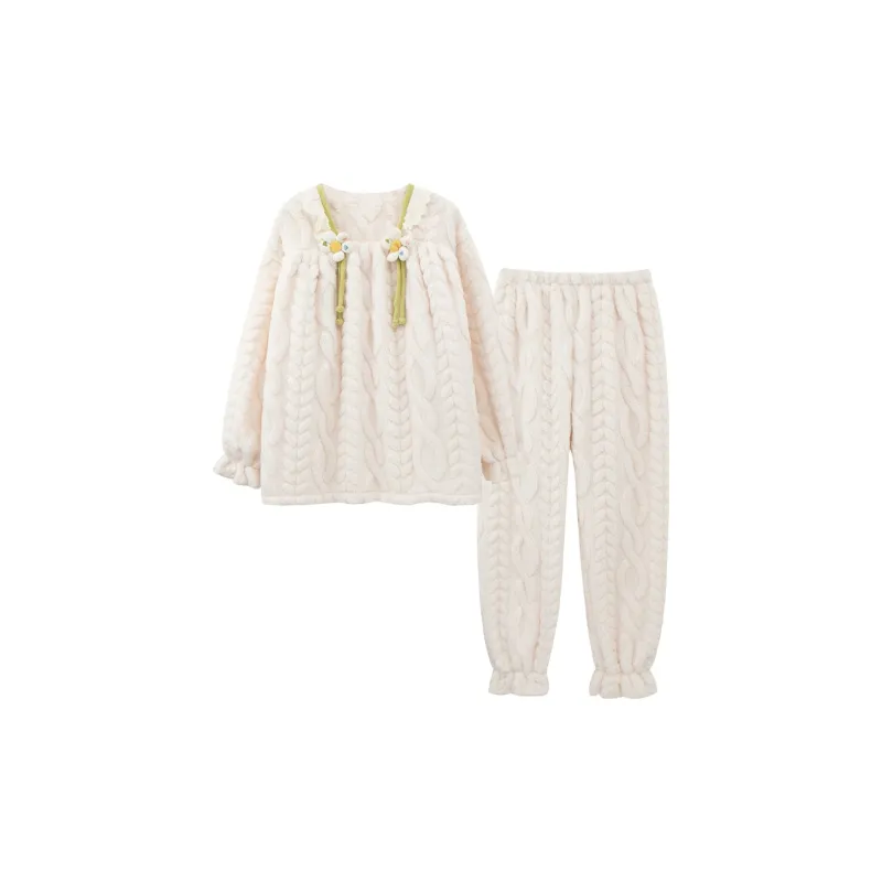 Sleeping Beauty Pajama Set Women's Apricot-0