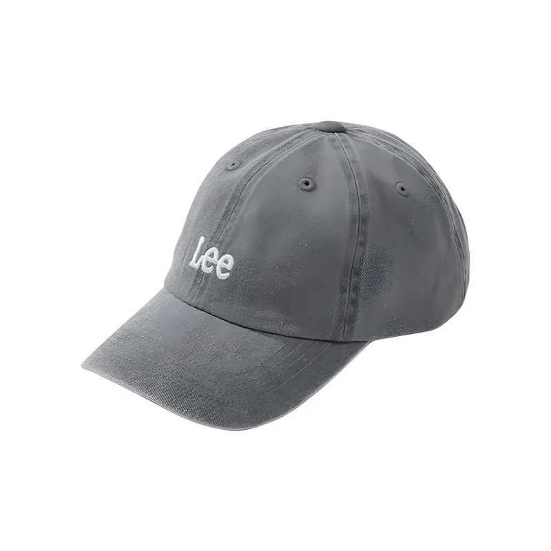 Lee Cotton Baseball Caps Unisex Gray-0