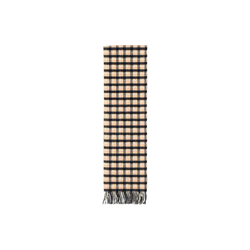 GUCCI Wool Knit Scarves Unisex Black-0