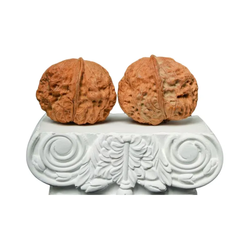 Xihe Core Creation Walnut Fine Handicraft Yurt Style Handle Piece Unisex-1