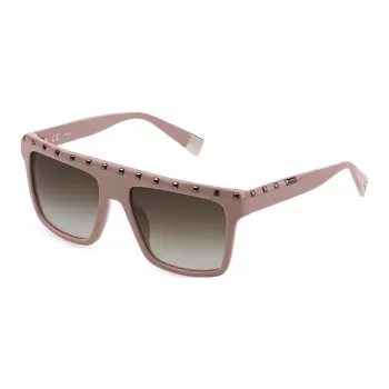 Furla Metal Square Sunglasses Women's Pink