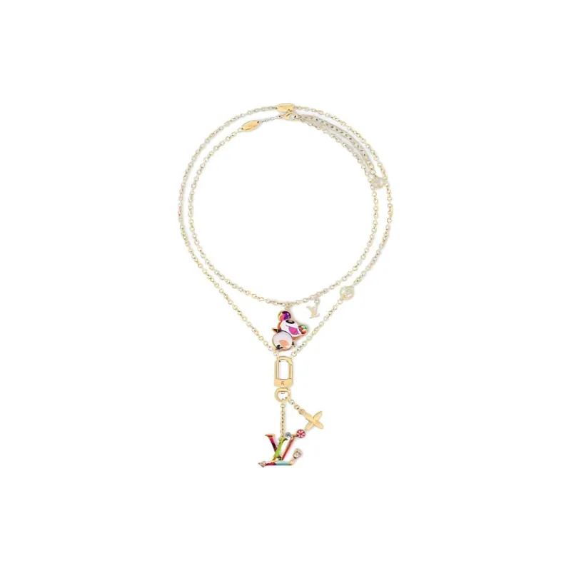 LOUIS VUITTON X Takashi Murakami Superflat Necklace-1