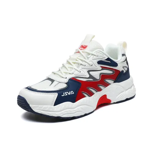 JSWEI Wear Resistant Lightweight And Balanced Low Top Chunky Sneakers Men's