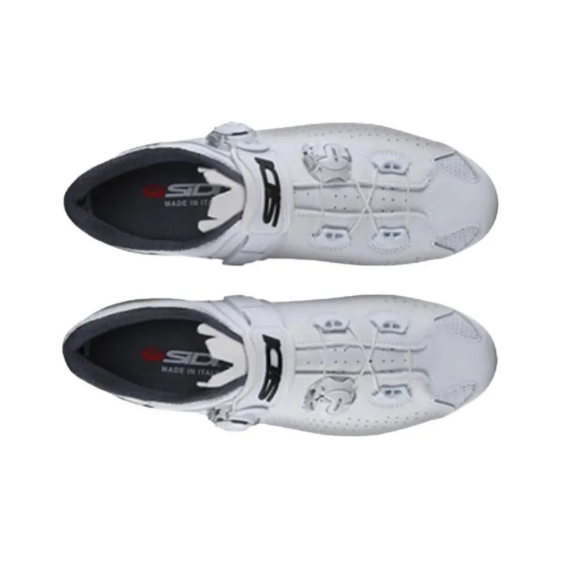 SIDI Anti Slip Wear Resistant Low Top Cycling Shoes Unisex White-2