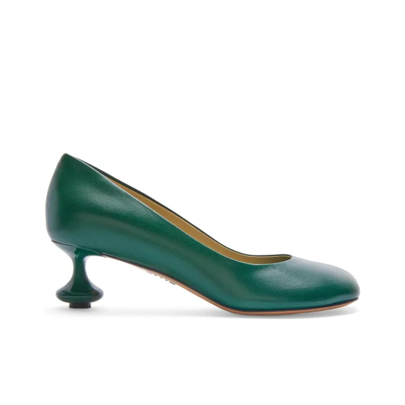 LOEWE Toy Irregular Heel High Heels 4.5cm Women's Green-1