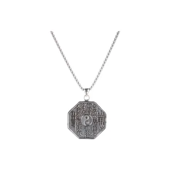 Listen To The Flowers Bloom Copper Alloy Necklaces Men's