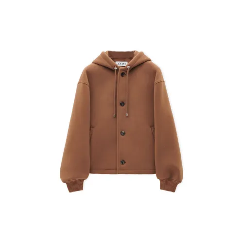 LOEWE SS25 Jackets Coats Men's Brown