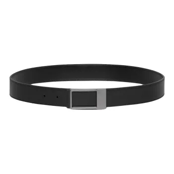 GUCCI Canvas Leather Belts Unisex Black  