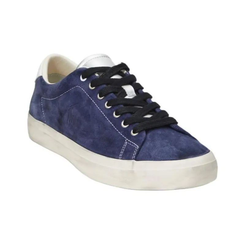 Polo Ralph Lauren Longwood Low-Top Skateboard Shoes Men's Blue-1