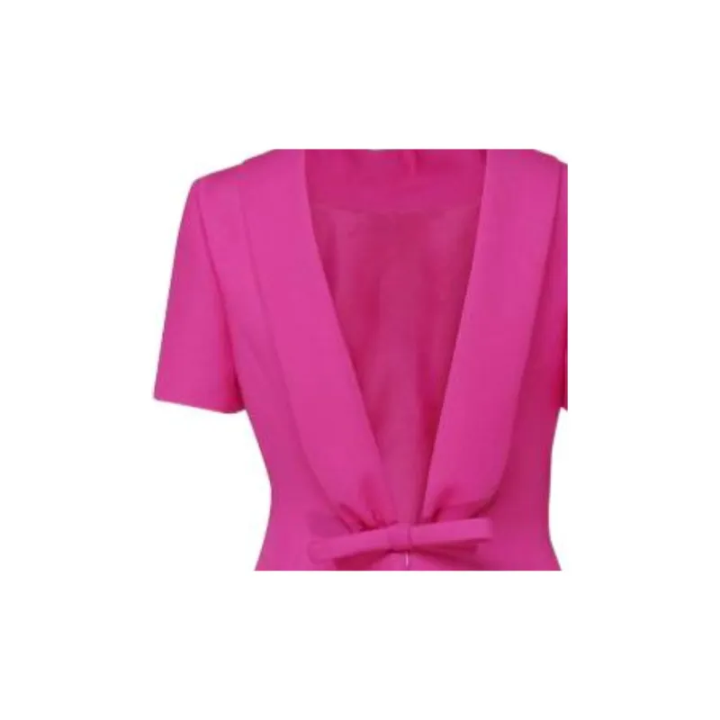 Valentino Short-Sleeved Dresses Women's Rose Red-2