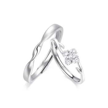 KADER 925 Sterling Silver Rings Unisex Silver