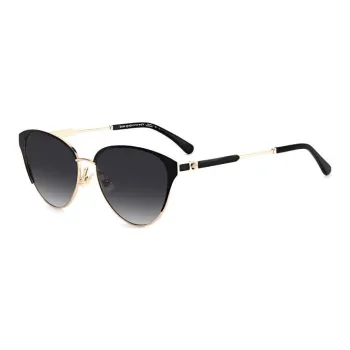 Kate Spade Metal Irregular Shape Sunglasses Women's Black