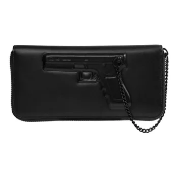 BLACKHEAD Cow Leather Wallet Regular Unisex Black