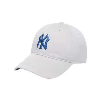 MLB Cotton Baseball Caps CP66 Unisex Light Gray
