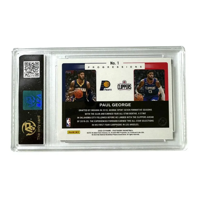PANINI Paul George Pacers Clippers Teca Career Highlights Star Card 8 Points Graded Cards 1 Pc-1