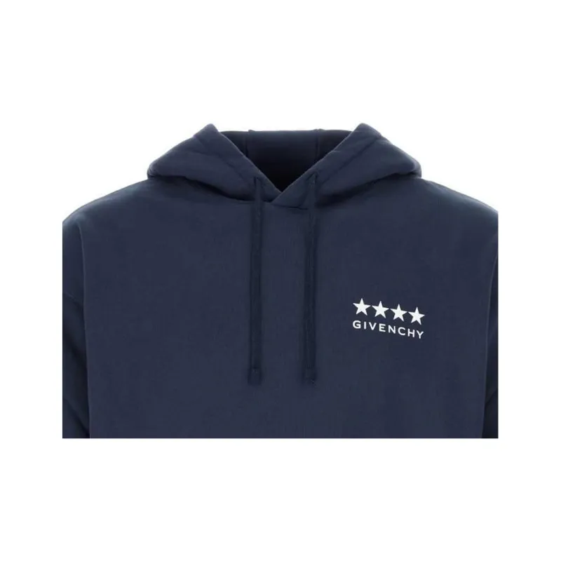 Givenchy Logo Embroidered Drawstring Hoodie-5