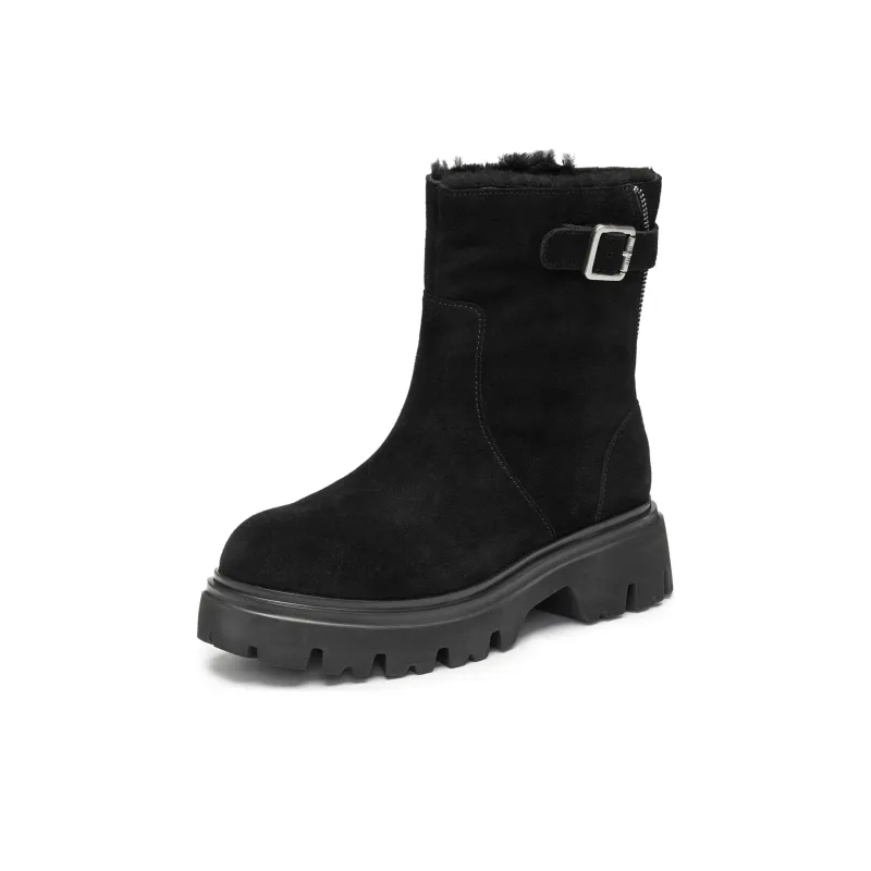 Staccato Thermal Crew Snow Boots Women's Black-1