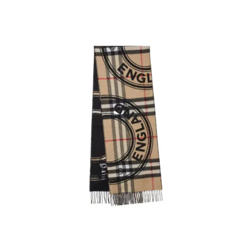Burberry Montage-print Cashmere Scarf