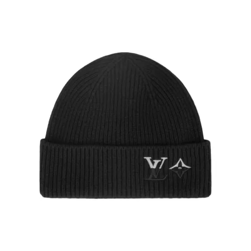 LOUIS VUITTON Cashmere Beanies Men's Black