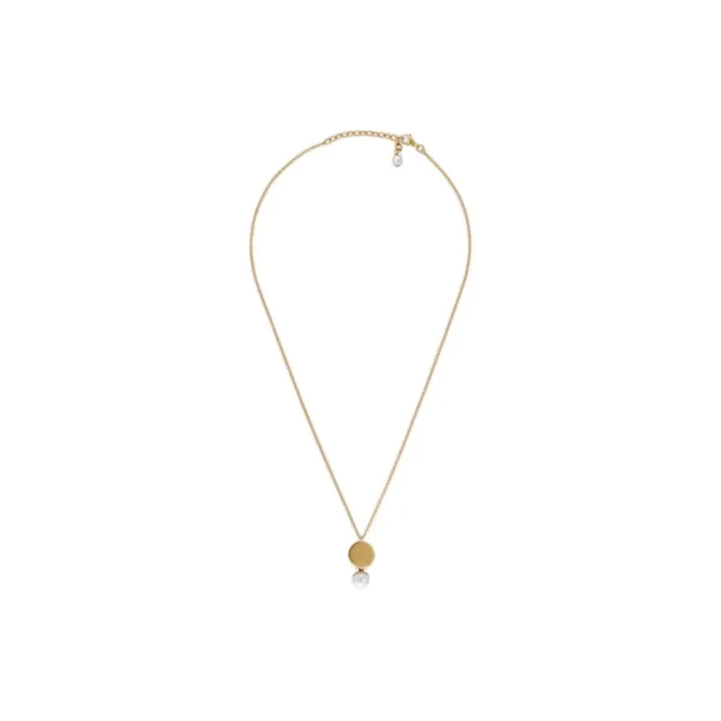 GUCCI Enamel, Metal, Glass, Pearl Necklaces Unisex Gold-1