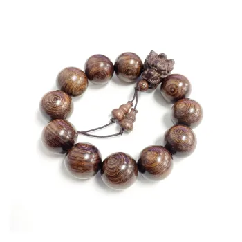 Jinghua Record Golden Sandalwood Bracelets Unisex