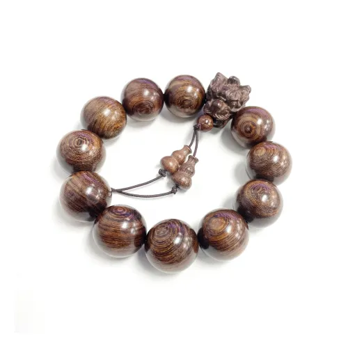 Jinghua Record Golden Sandalwood Bracelets Unisex