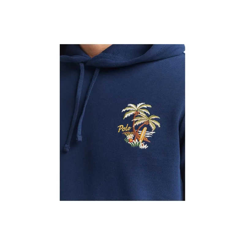 Polo Ralph Lauren Logo Embroidered Drawstring Hoodie-4