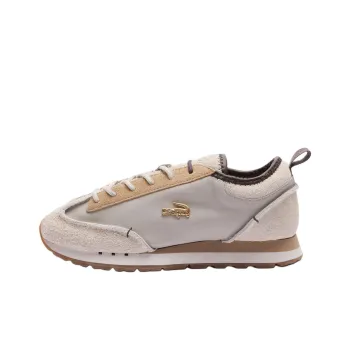 LACOSTE Maison Château Rouge Collaboration Low Top Casual Shoes Men's Beige