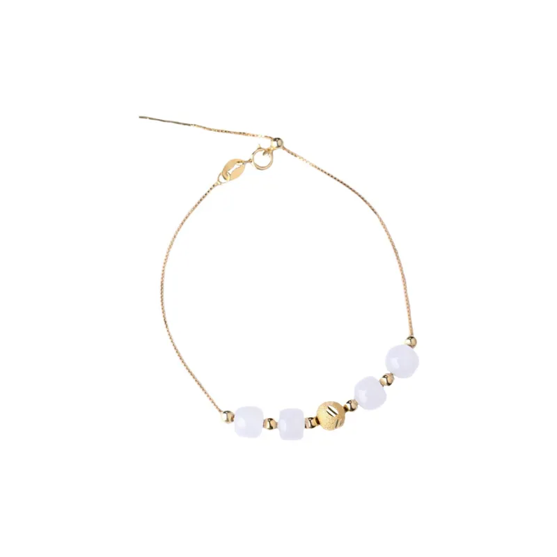 Andaozi Hetian Jade Bracelets White Jade Women's-0