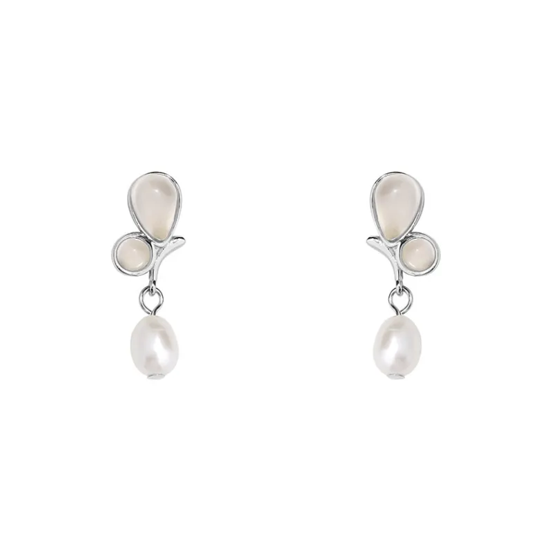 MONI JEWELLERY S925 Sterling Silver Stud Earrings Women's-0