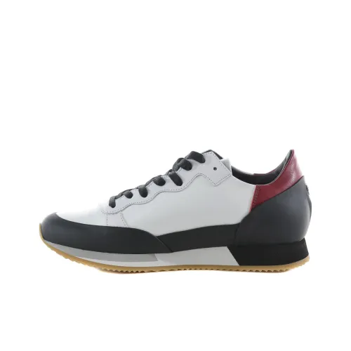 PHILIPPE MODEL Slip Resistant Low Top Casual Shoes Men's White Black