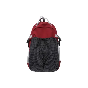 LUVISTRUE Nylon Backpack Regular Unisex Red Black/Khaki/Green