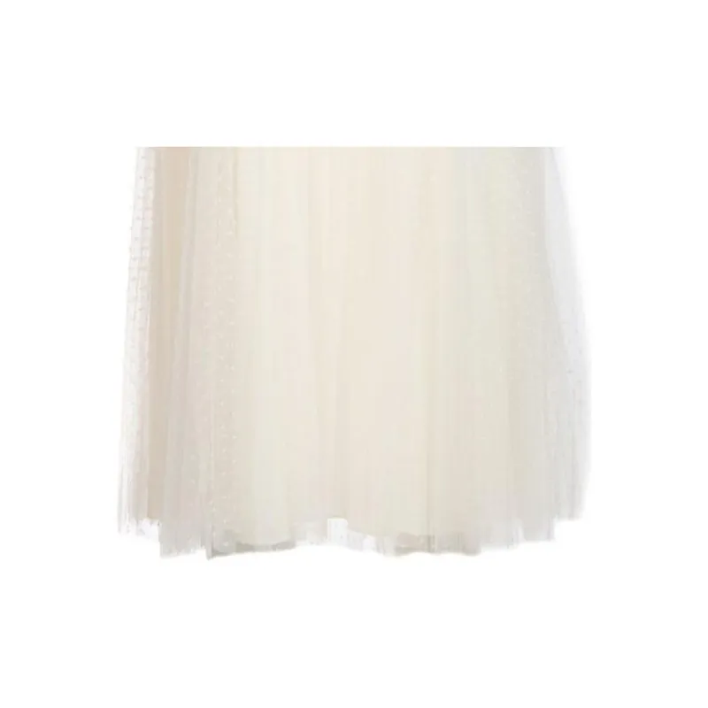 DIOR Dior Quarterly New Products Casual Long Skirts Women's White-5