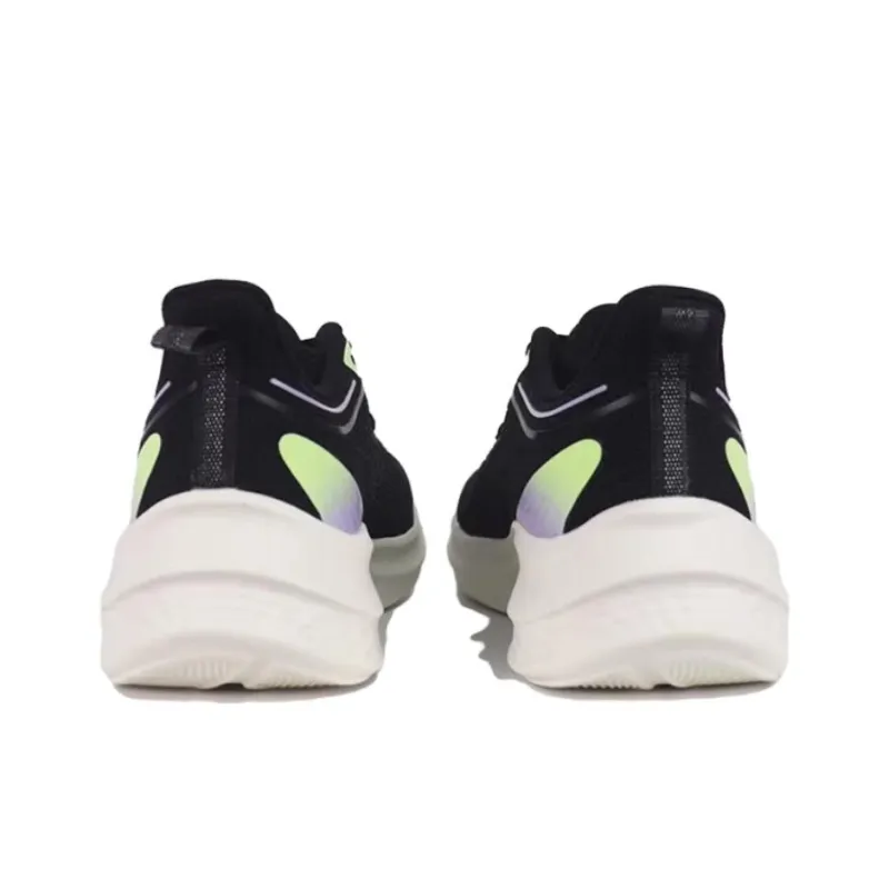 361° Cushioned Slip Resistant Low Top Running Shoes Women's Black Green-3