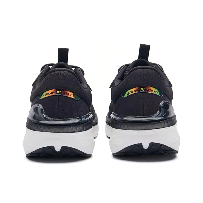 361° QU!KFOAM Cushioning Low-Top Running Shoes Men's Black White-2