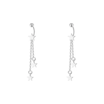 MONI JEWELLERY S999 Silver Earrings Women's