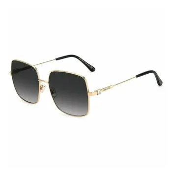 Jimmy Choo Metal Square Sunglasses Women's Gold