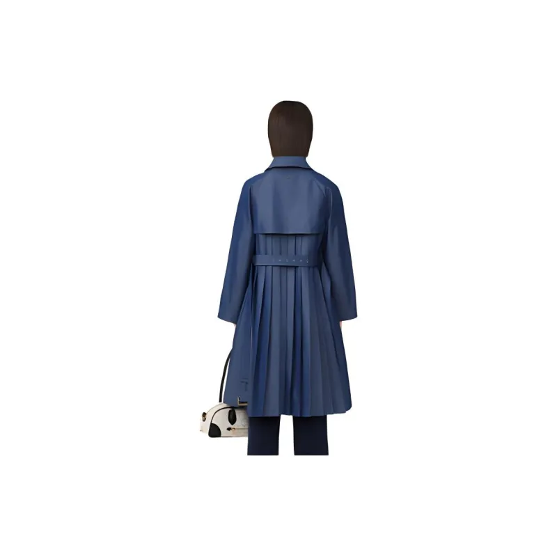 LI NING 1990 Trench Coats Women's Dark Iris Blue-2