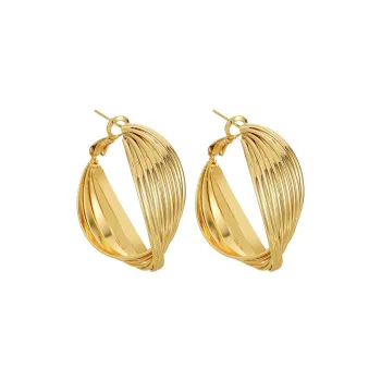 MISS XIA JWY S902 Sterling Silver Stud Earrings Women's