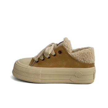 Than Than Me Warm Slip Resistant Low Top Skateboard Shoes Women's